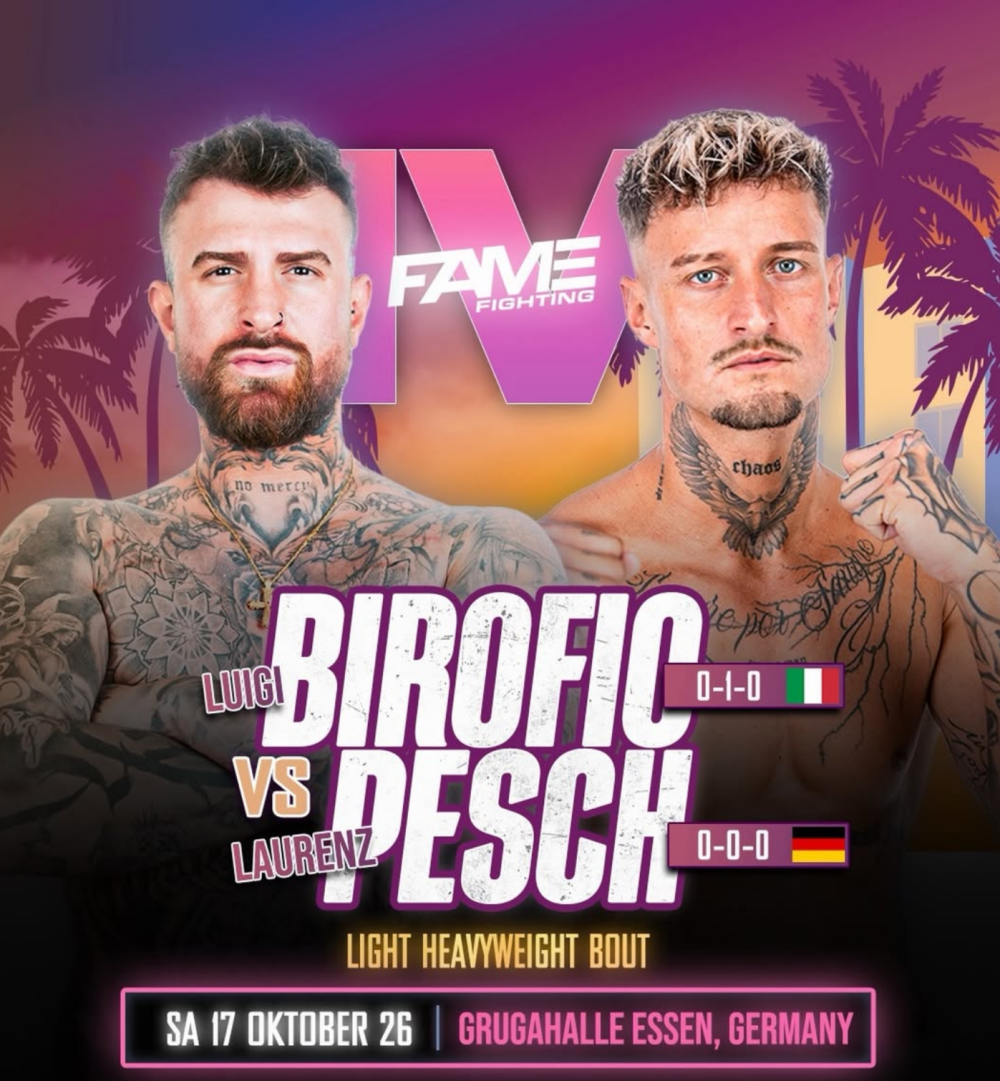 Nach „Ex on the Beach“-Zoff: Gigi Birofio kämpft bei Fame Fighting gegen Laurenz Pesch