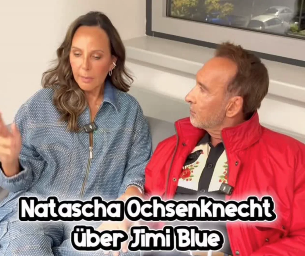 Natascha Ochsenknecht verteidigt ihren Sohn Jimi Blue: „Er räumt gerade auf“