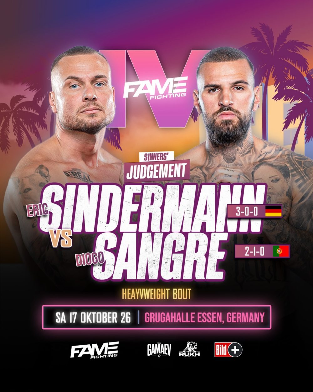 Nach Streit um geplatzten Kampf: Eric und Diogo boxen bei „Fame Fighting