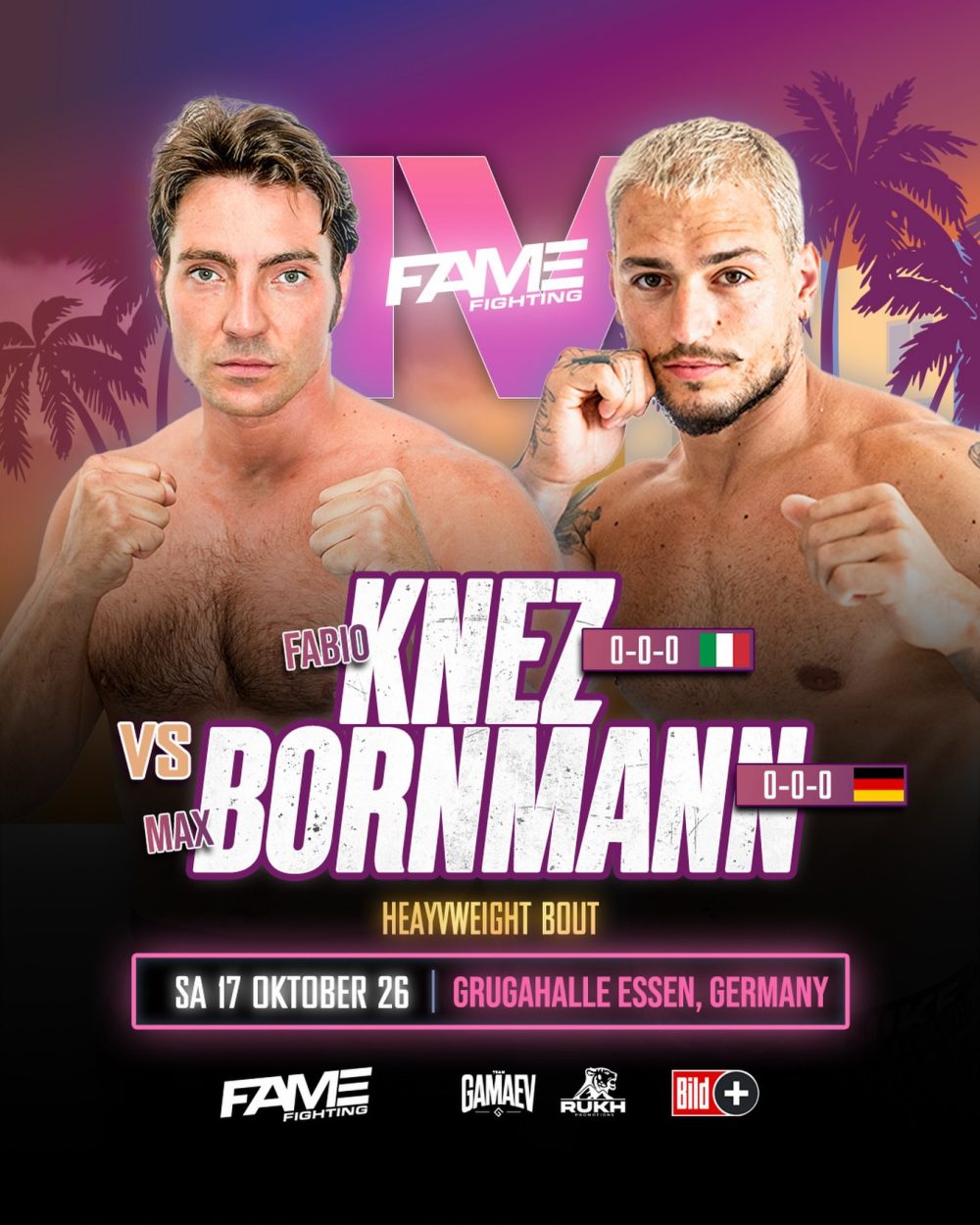 Fabio Knez und Max Bornmann geben bei „Fame Fighting“ ihr Boxdebüt