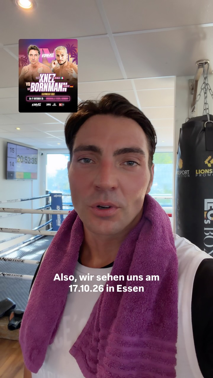 Trotz gegenseitigem Respekt: Fabio Knez prophezeit Max Bornmann ungemütlichen Abend bei „Fame Fighting"