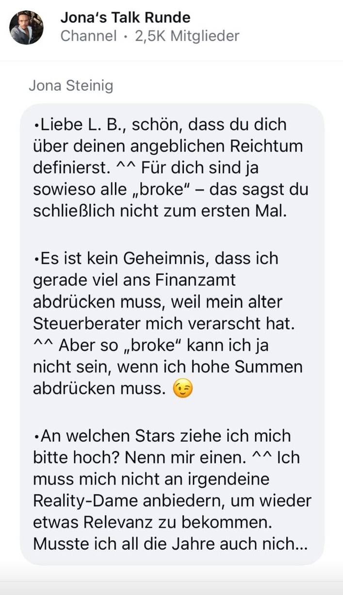 Bild 4: Broadcast Channel von Jona