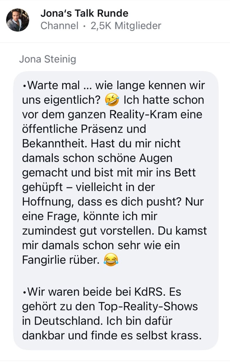 Bild 5: Broadcast Channel von Jona