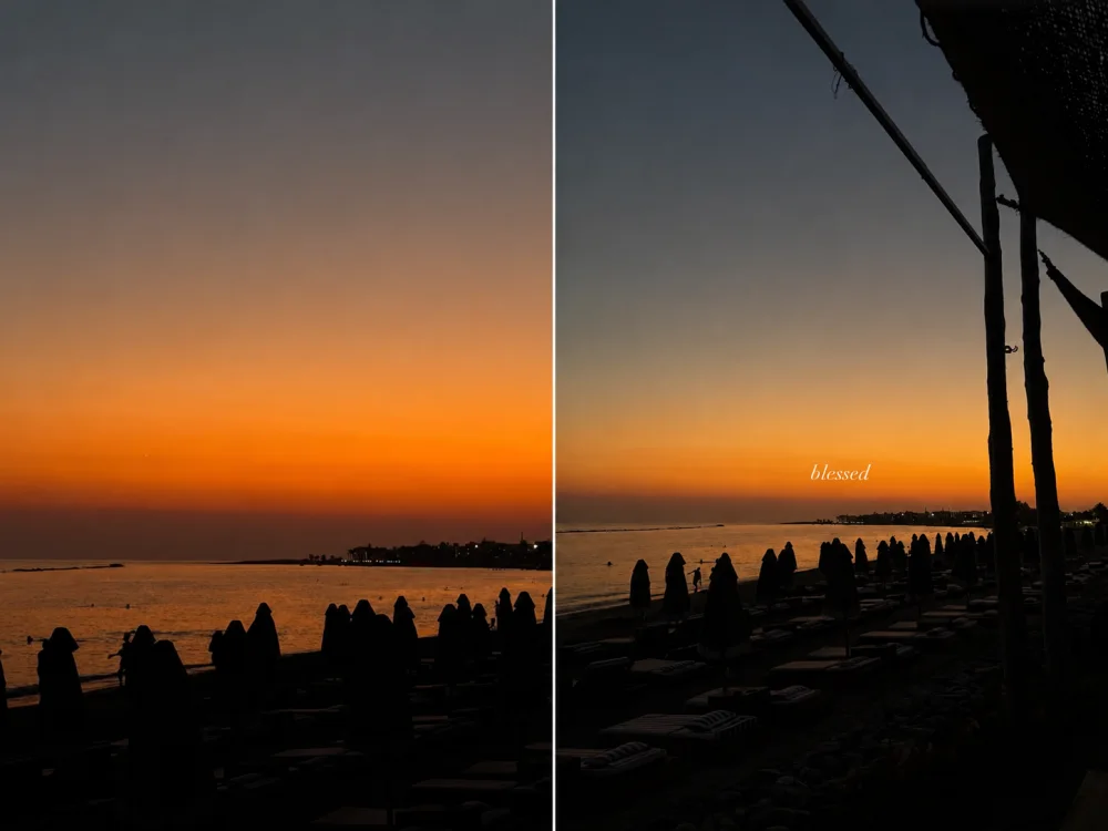 Gemeinsamer Sonnenuntergang
