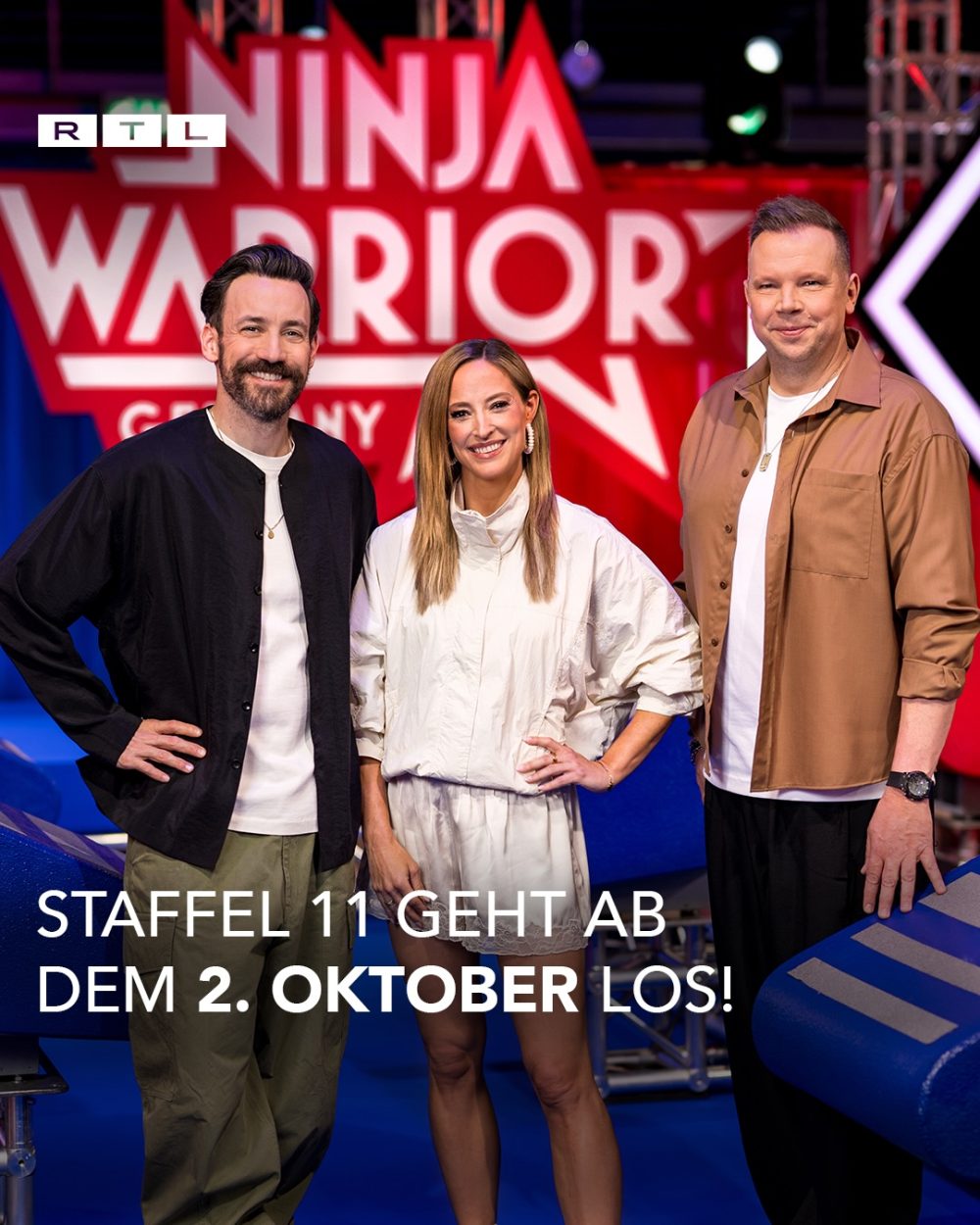 „Ninja Warrior Germany“ startet mit neuem Moderationstrio und großer Regeländerung in Staffel 11