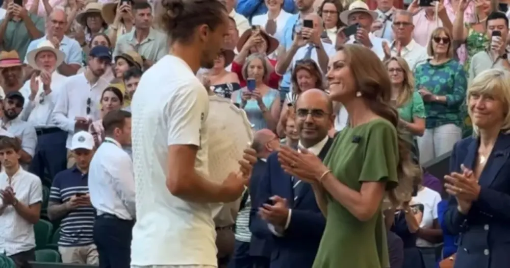 Prinzessin Kate zeigt bei Wimbledon-Finale besondere Sympathie für Alexander Zverev