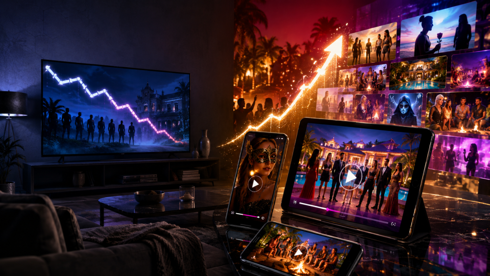 Reality-Check im TV: Frühe Quotentiefs treffen auf massiven Streaming-Boom