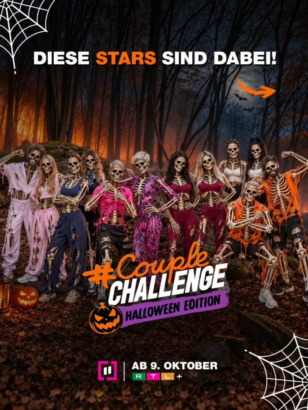 RTLZWEI gibt offiziellen Cast der Halloween-Edition von #CoupleChallange bekannt