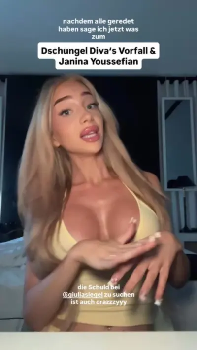 Abrechnung mit Janina Youssefian nach Eklat im TV Format