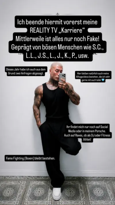 Bobby Chamberz zieht sich aus dem Reality-Business zurück