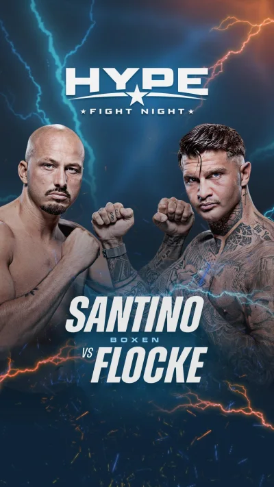 Kevin "Flocke" Platzer und Santino Schwarzenberger boxen bei „The Ultimate HYPE“