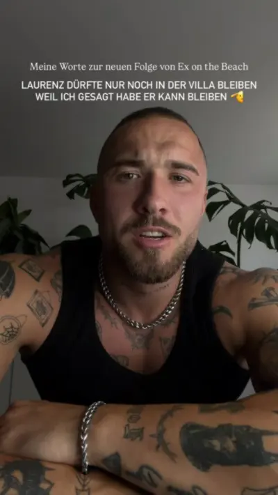 Todesdrohung bei „Ex on the Beach“: Lars Maucher durfte über Laurenz’ Rauswurf entscheiden