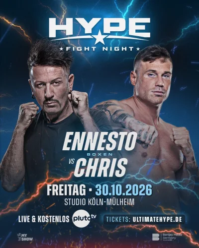 „The Ultimate HYPE“: Chris Broy springt gegen Ennesto Monté für Lukas Reiter ein