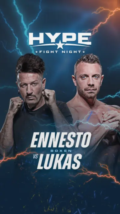 „HYPE Fight Night“: Ennesto Monté steigt gegen Lukas Reiter in den Boxring
