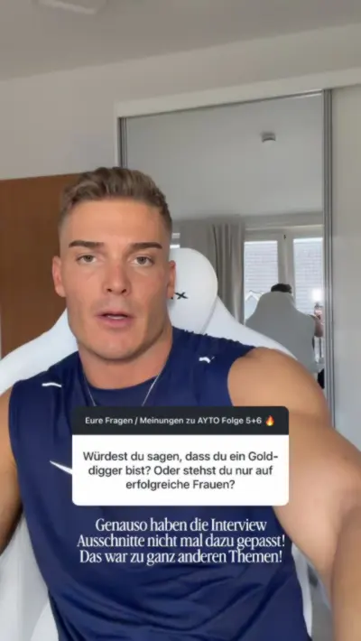 Marwin Klute widerspricht Gold-digger-Eindruck bei Are You The One