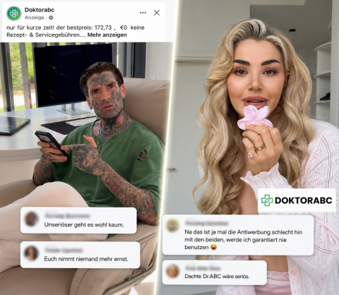 Abnehmpillen-Werbung mit Realitystars: DoktorABC sorgt nach Cathy-Hummels-Kritik erneut für Wirbel