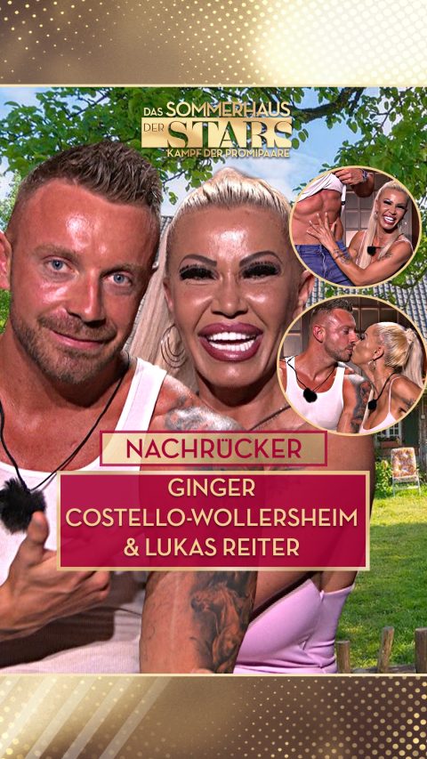 Ginger Costello-Wollersheim und Lukas Reiter verstärken „Das Sommerhaus der Stars“ als Nachrücker