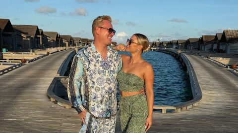 Jens Knossalla und Lia Knossalla genießen romantische Flitterwochen auf den Malediven