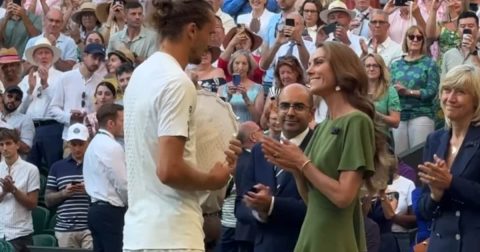 Prinzessin Kate zeigt bei Wimbledon-Finale besondere Sympathie für Alexander Zverev