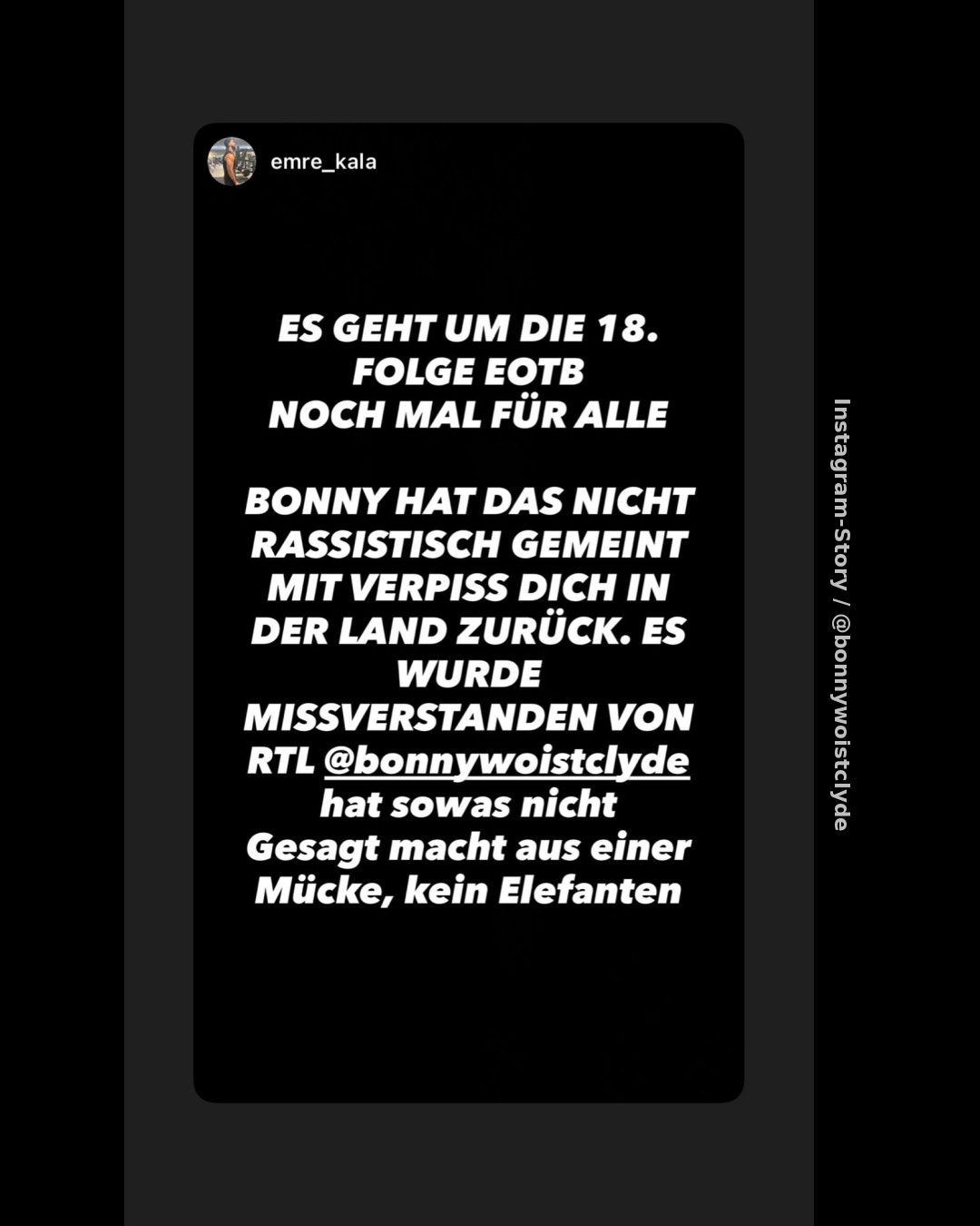 Bonny weist Rassismusvorwurf zurück und verlangt Klärung von RTL