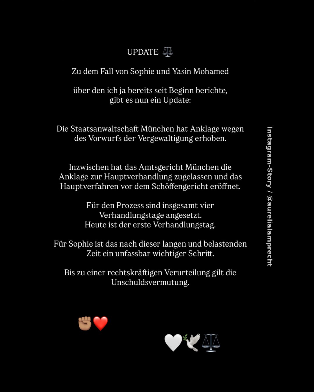 Fall Sophie Imelmann: Strafprozess gegen Yasin Mohamed beginnt
