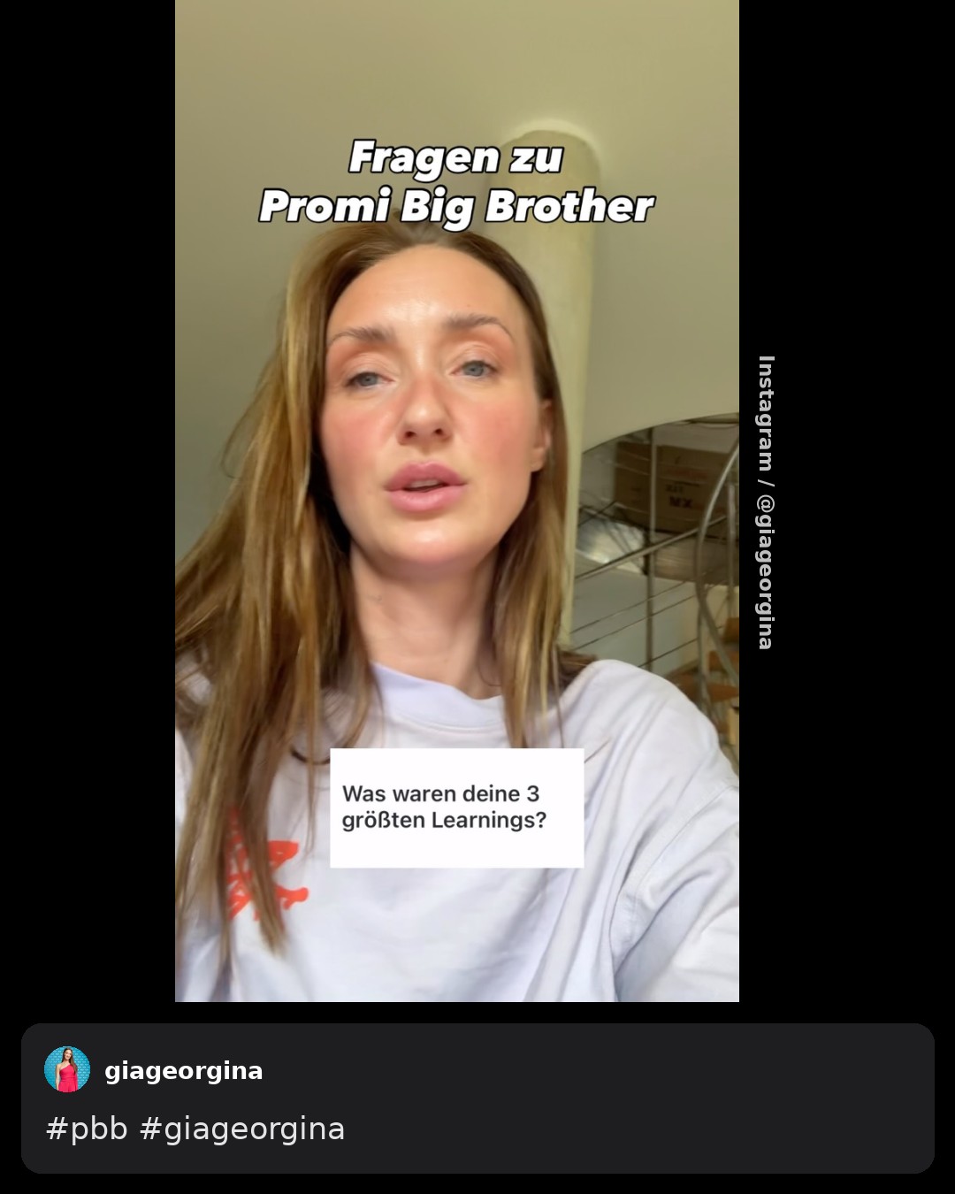 Kleidertipps von Maurice Dziwak und falsche Gespräche: Gia Georgina Stumpfs „Promi Big Brother“-Fazit