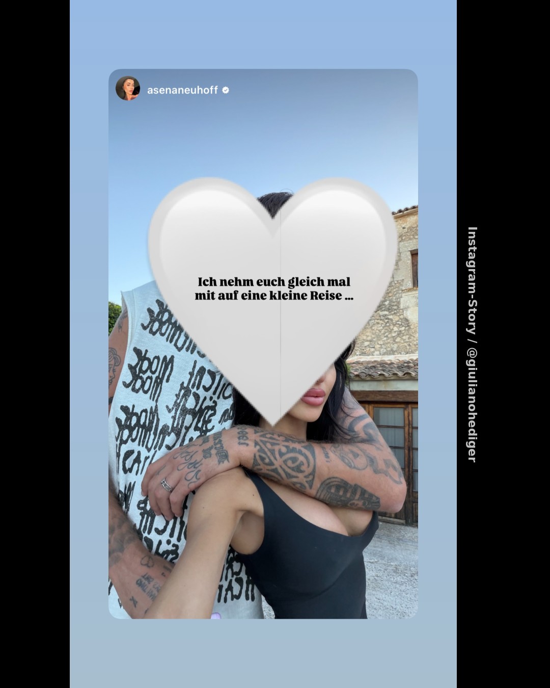 Giuliano Hediger und Asena Neuhoff sind kein Paar geworden