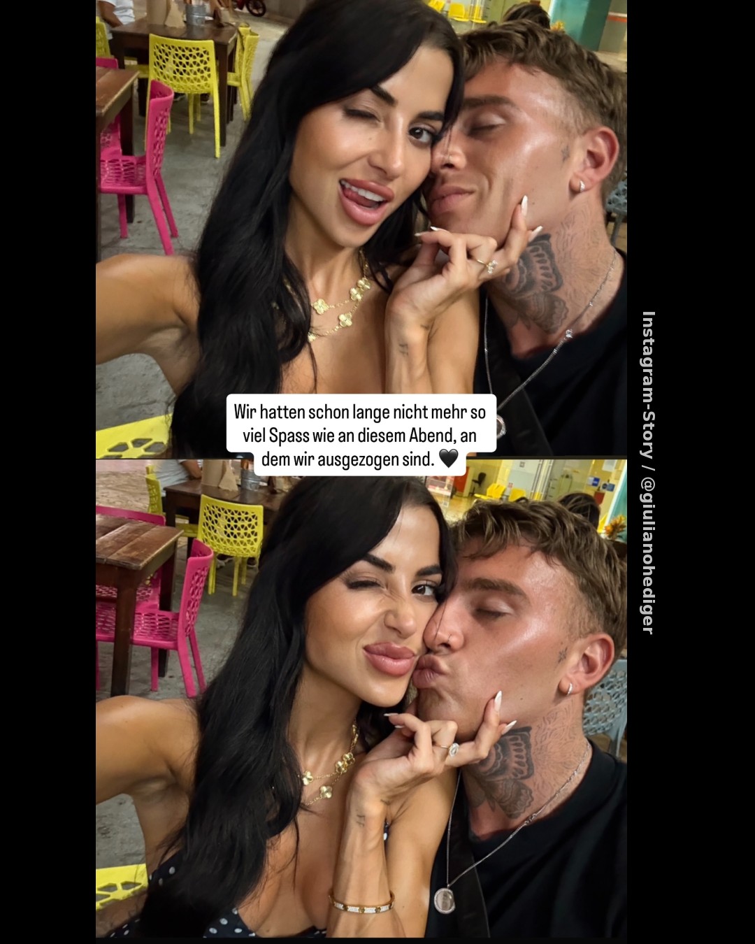 Giuliano Hediger und Asena Neuhoff sind kein Paar geworden