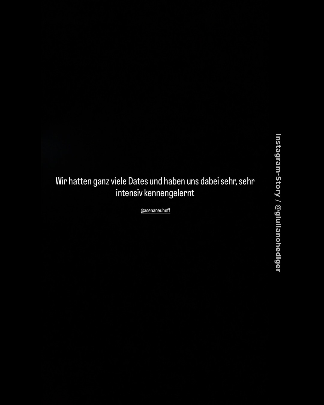 Giuliano Hediger und Asena Neuhoff sind kein Paar geworden