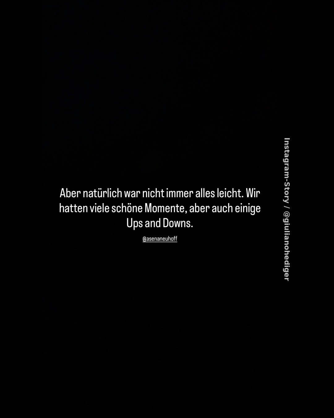 Giuliano Hediger und Asena Neuhoff sind kein Paar geworden
