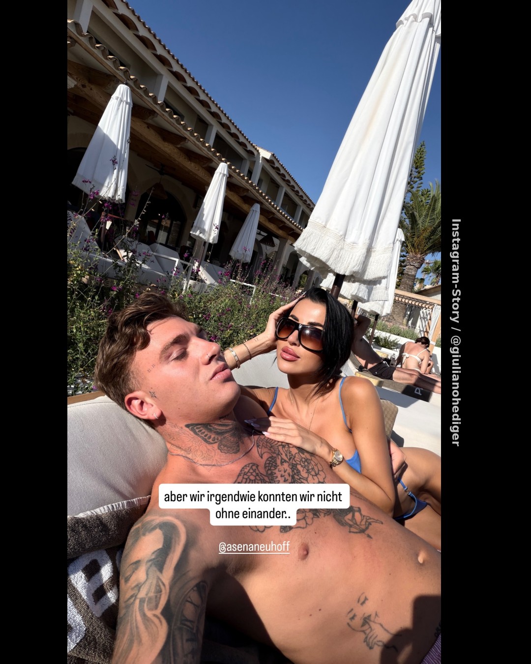 Giuliano Hediger und Asena Neuhoff sind kein Paar geworden
