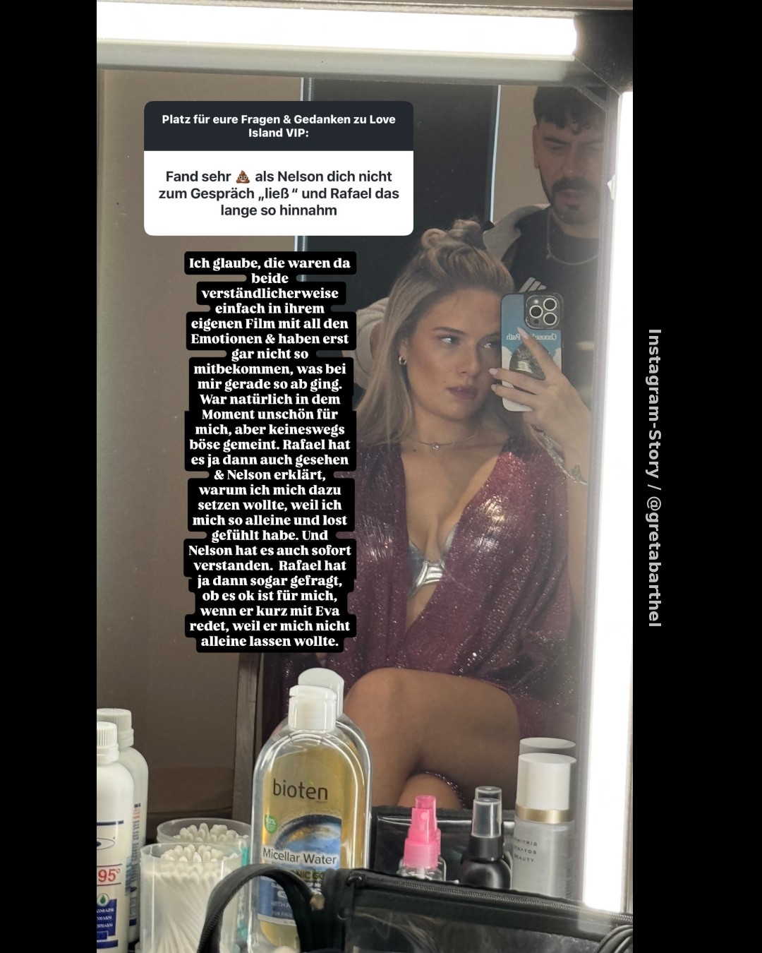 Nach dem Aus bei „Love Island VIP“ zieht Greta Barthel eine gemischte Bilanz