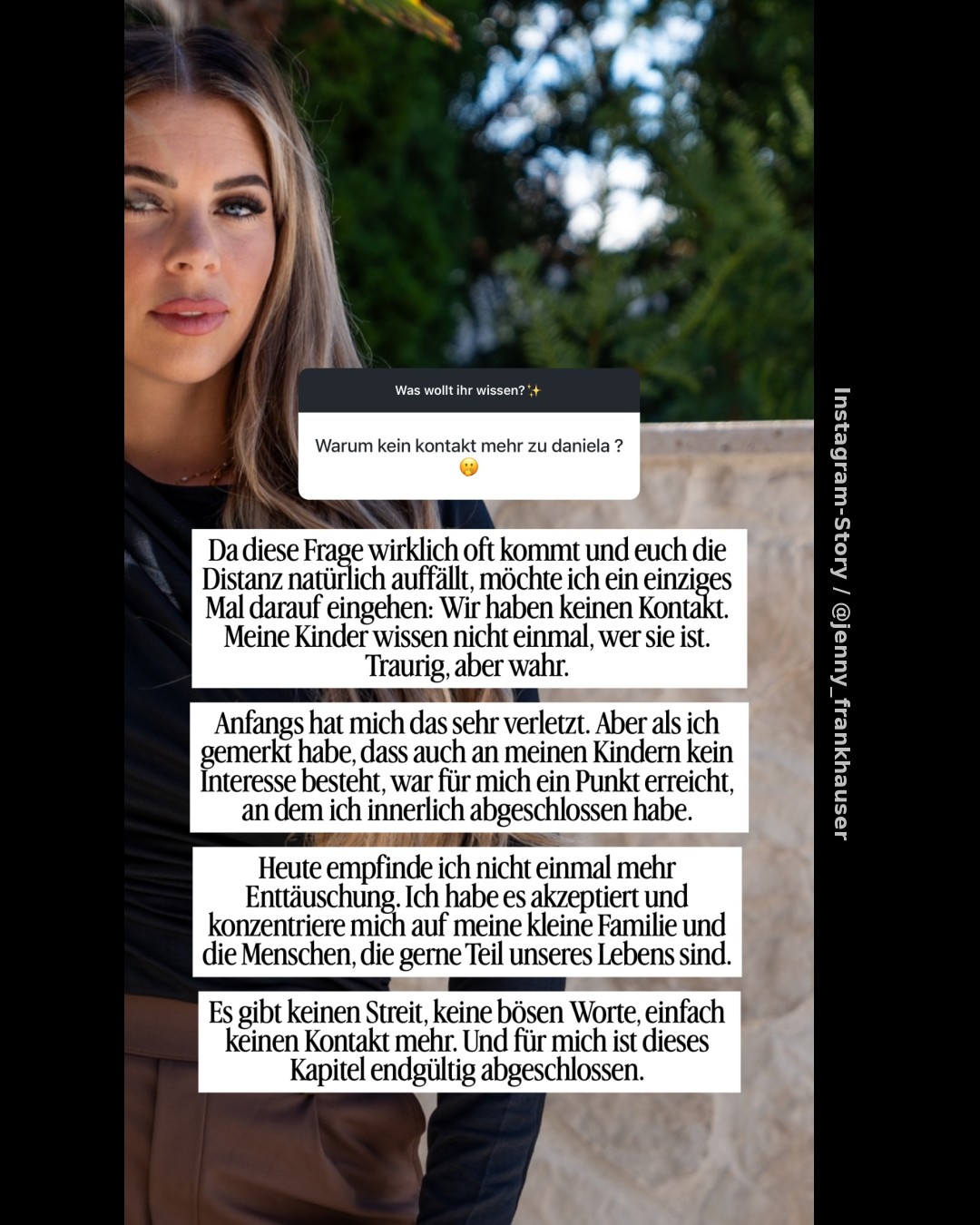 „Wir haben keinen Kontakt“: Jenny Frankhauser über Verhältnis zu Daniela Katzenberger
