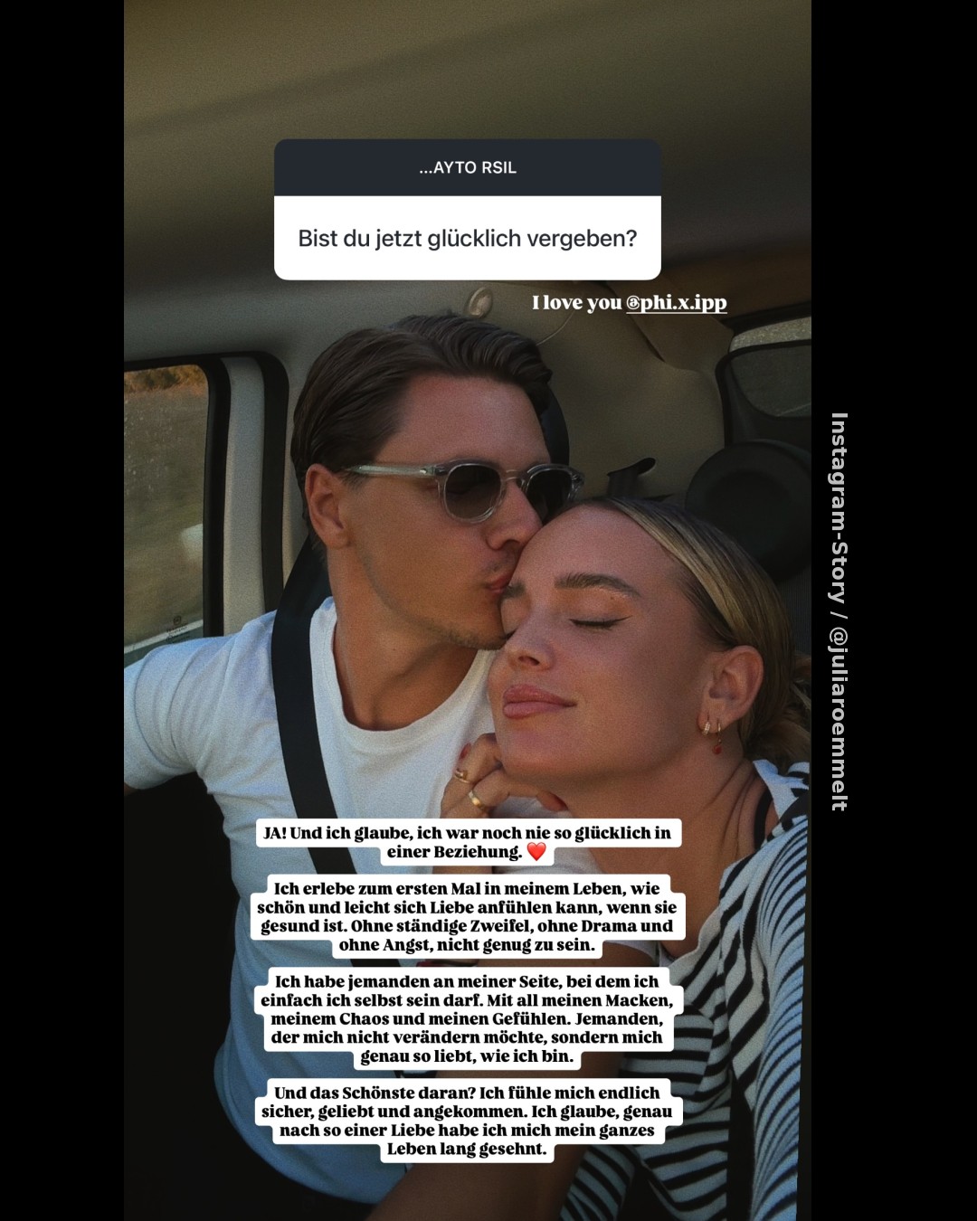 Julia Römmelt zeigt nach „Are You The One“-Finale ihren neuen Freund