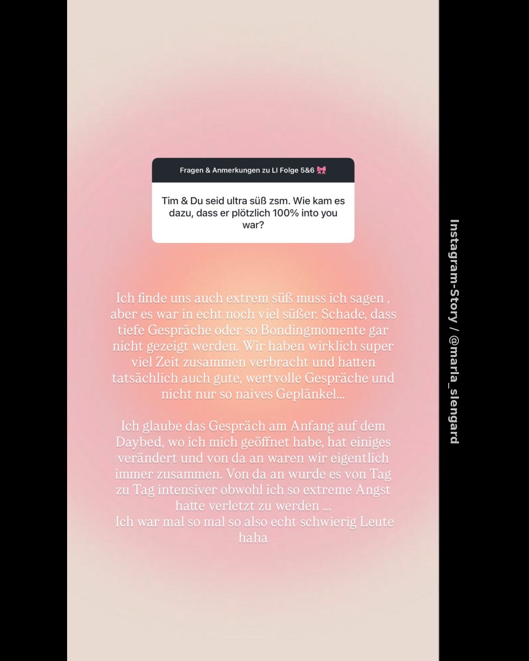 „Love Island VIP“: Marla Slengard spricht über Tim Kühnel, Ängste und fehlende Szenen