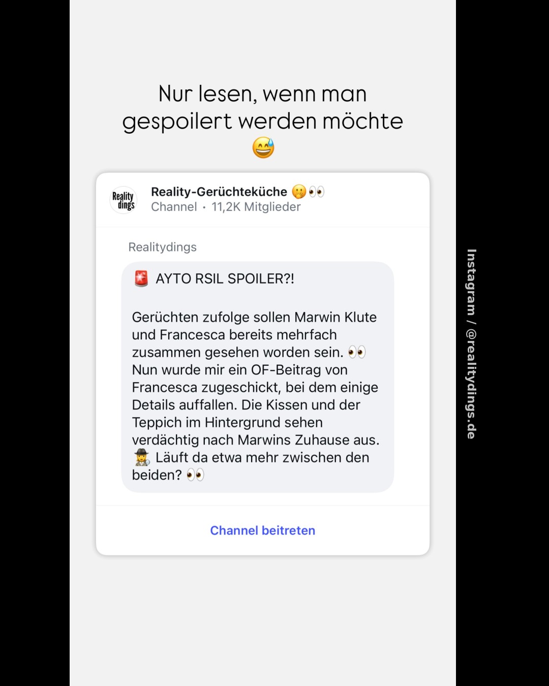 Marwin Klute: Wohnungsdetails befeuern Gerüchte um Francesca Dajana