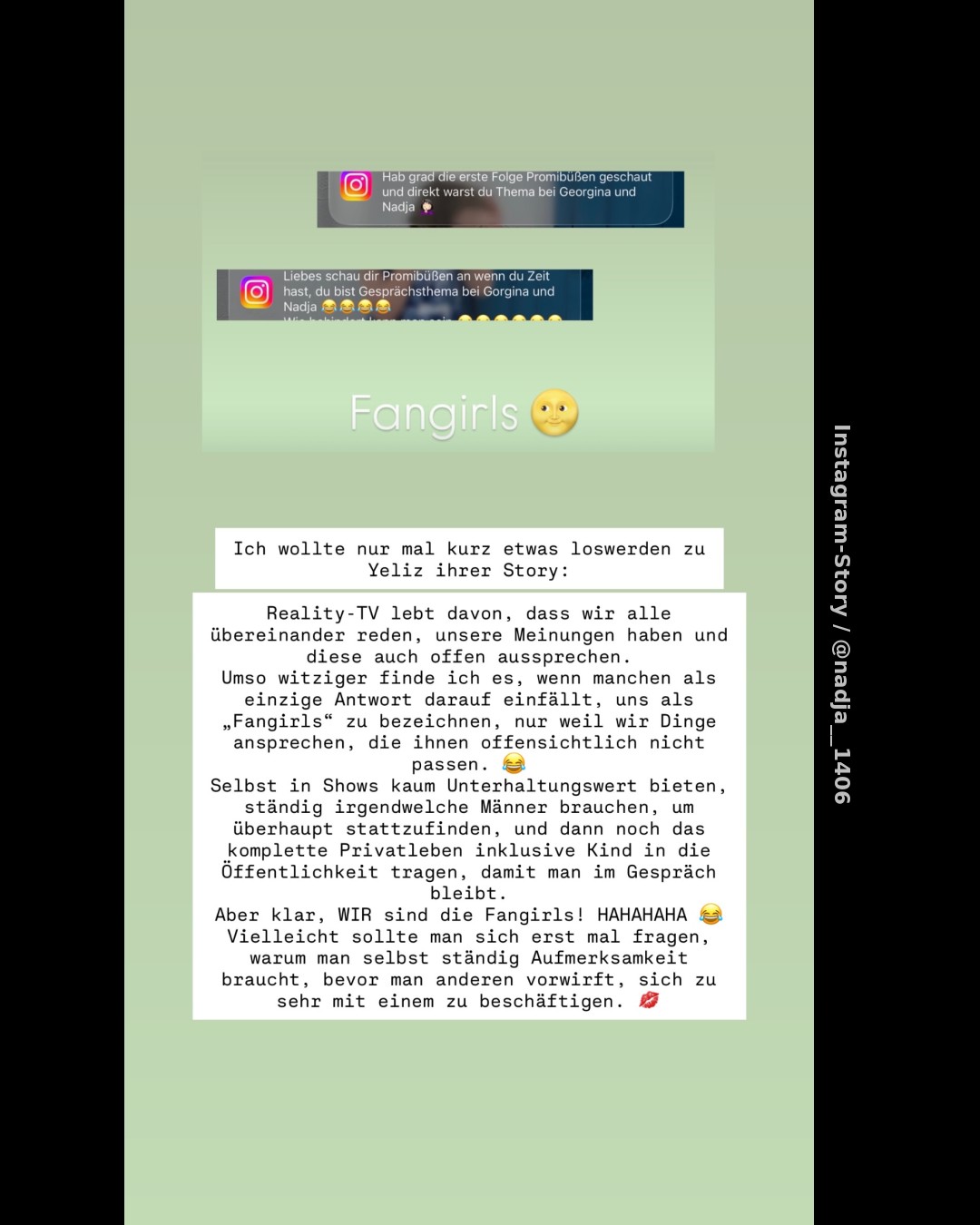 Yeliz Koç verspottet Reality-Kolleginnen als „Fangirls“ – Nadja Großmann schießt gegen ihr Privatleben!