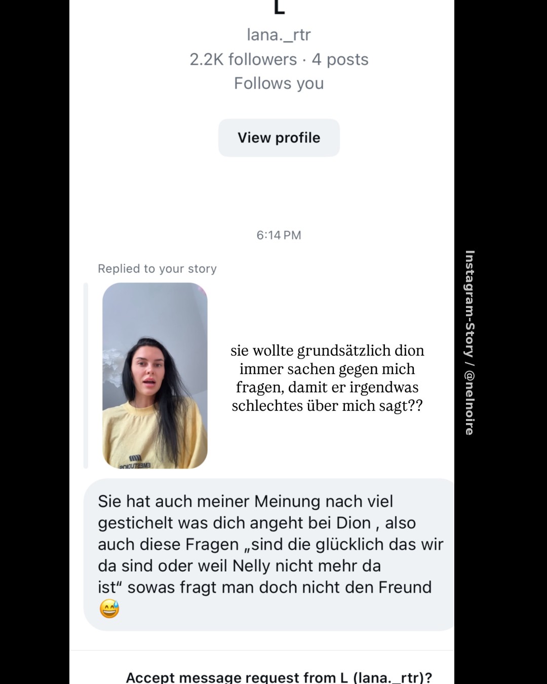 Zu viel Nähe zu Dion Brown: Nelly Noire erneuert Vorwürfe gegen Jeje Lopes