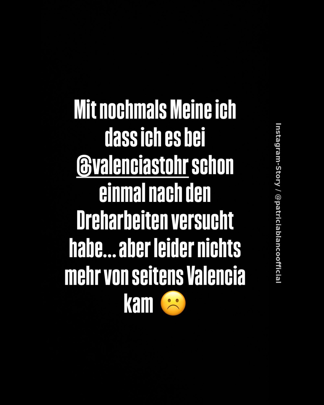 Nach Rauswurf bei „#CoupleChallenge“: Patricia Blanco entschuldigt sich öffentlich bei Valencia Stöhr